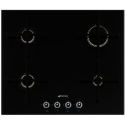 Smeg PV164N 60cm Linea Gas on Glass Hob in Black